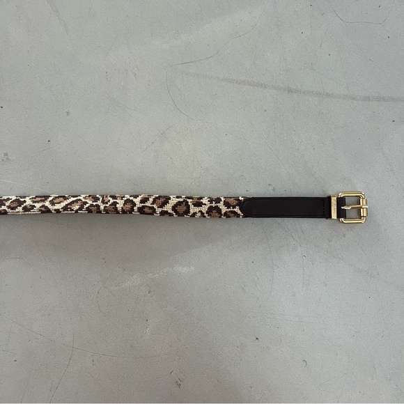 Cheetah / Leopard Belt with Gold Hardware - Picture 2 of 5